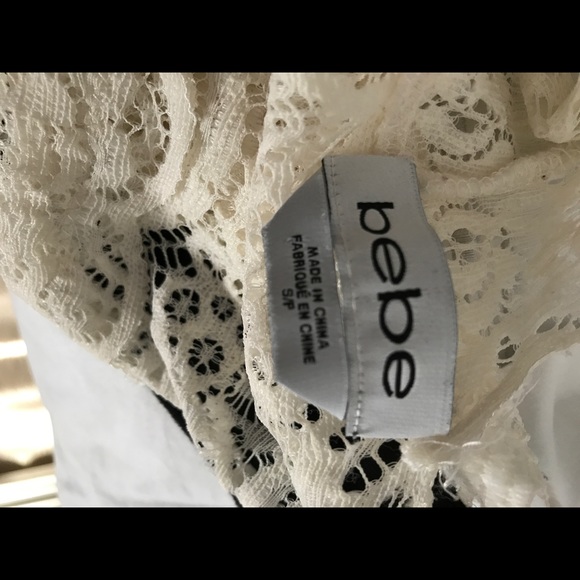 Lace bebe top - Picture 3 of 4